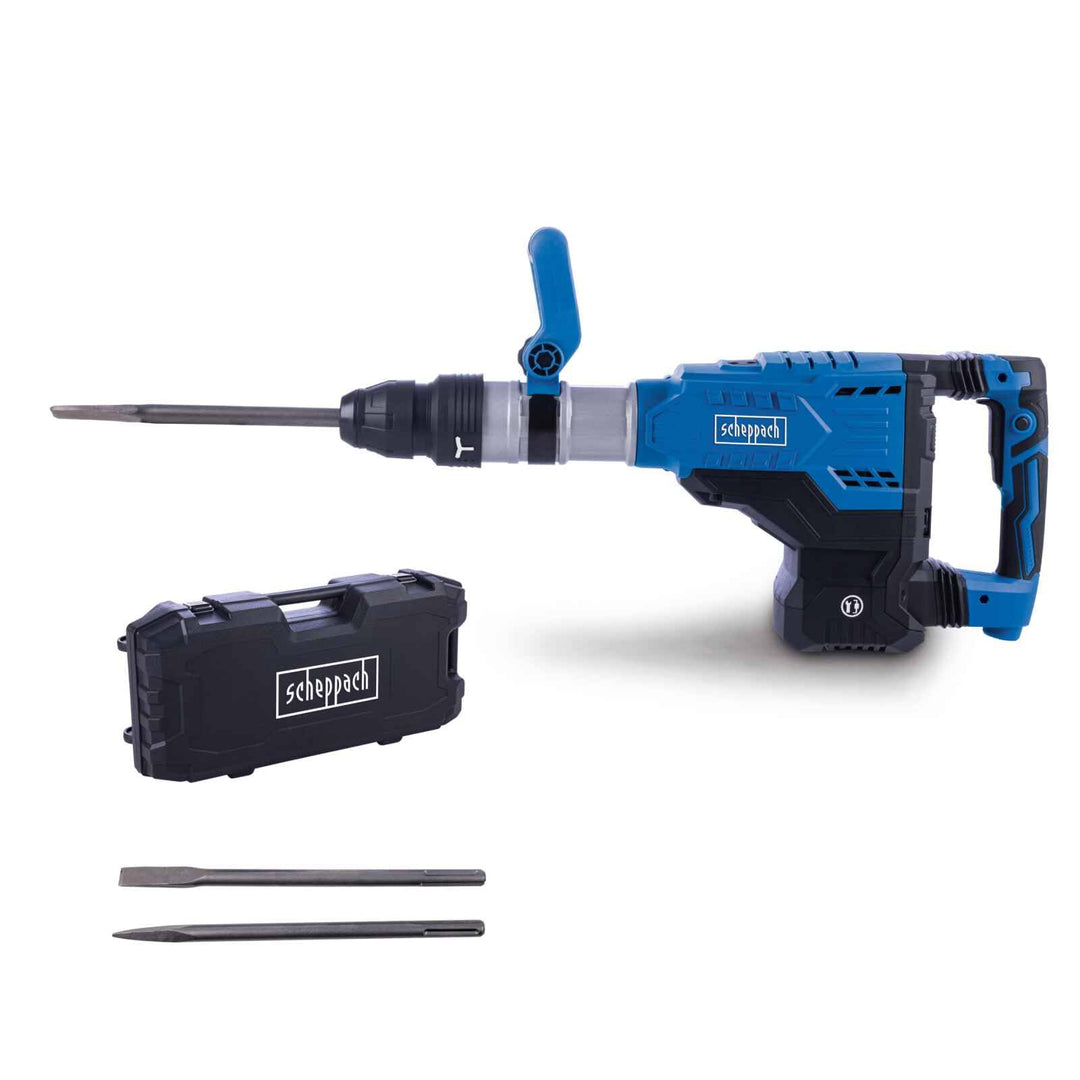 Scheppach Abbruchhammer AB2000 mit 1700W Leistung | 60J Schlagkraft | Bohrhammer Betonhammer | lange
