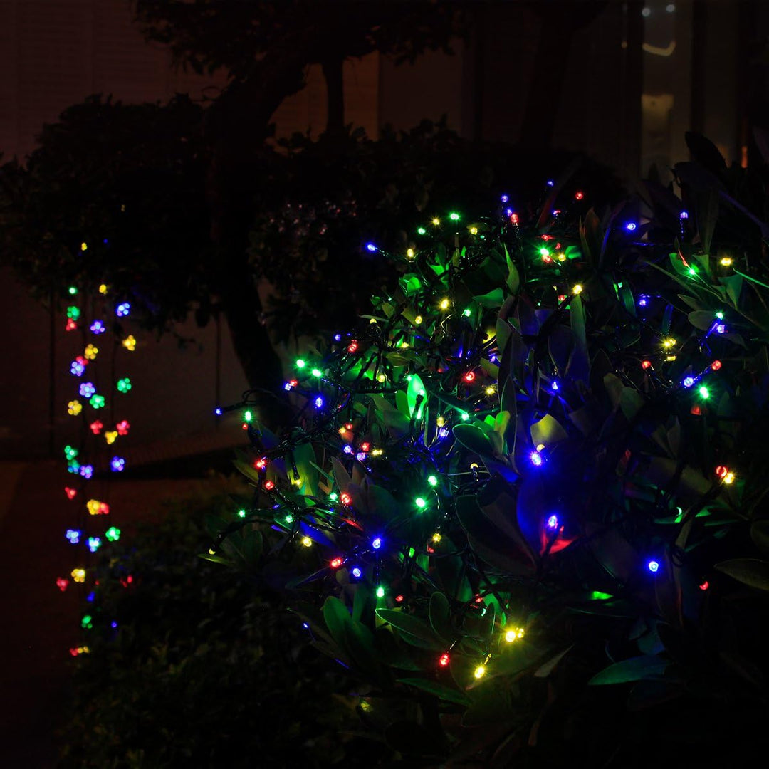 Solar Lichterkette Aussen, 22m 200 LED 8 Modi Wasserdicht LED Aussenlichterkette, Dekorative Beleuch