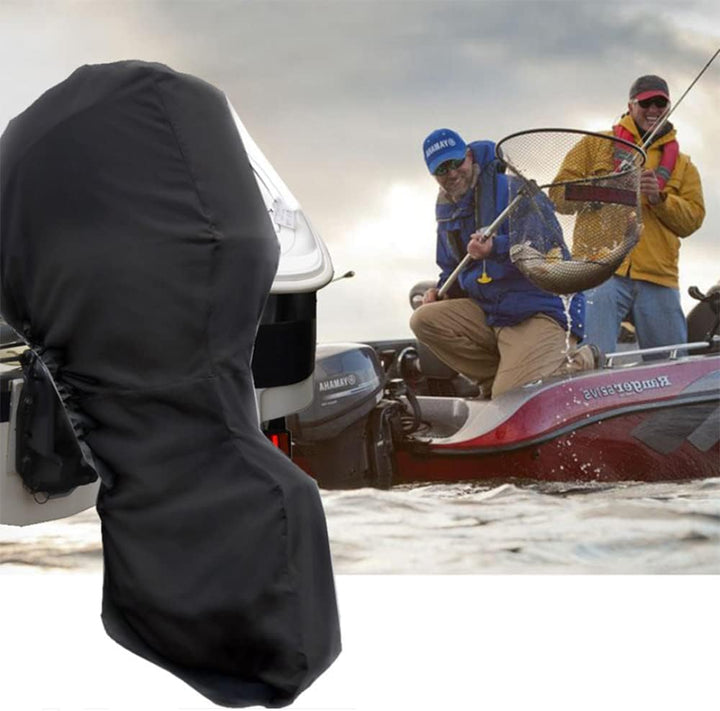 Aussenbord-Motorabdeckung, Skyour wasserdichte Bootsmotorabdeckung, Staub-Rian UV-Motor-Schutzabdeck