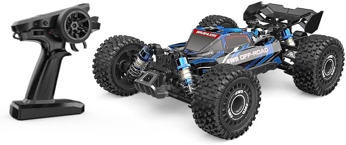 s-idee® MJX 16207 blau RC Car 1:16 Brushless Highspeed Off-Road Truck 65 km/h