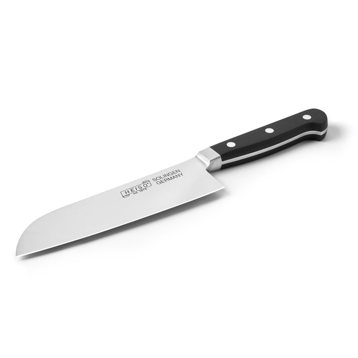 HEISO - Santoku Messer - PREMIUM SERIE - rostfreie 18cm Klinge - Küchenmesser Made in Solingen - San