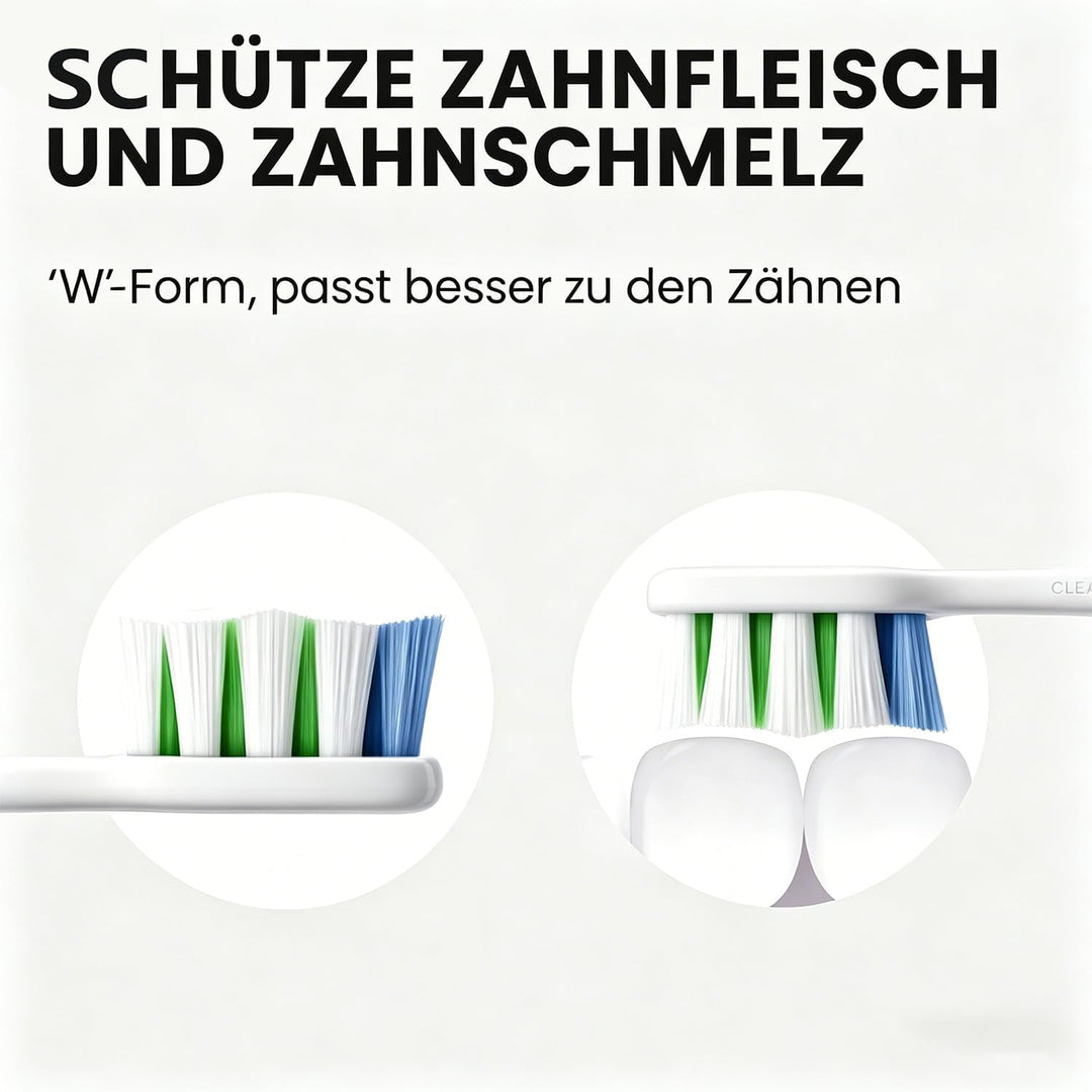 Oclean Bürstenköpfe, Clean Brush Head W06, 6PCS Elektrische Zahnbürstenköpfe, Kompatibel mit Allen Z