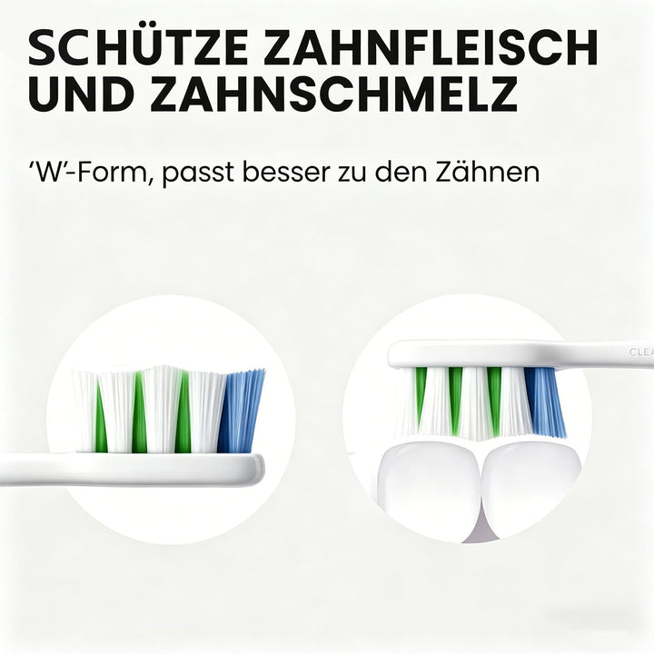 Oclean Bürstenköpfe, Clean Brush Head W06, 6PCS Elektrische Zahnbürstenköpfe, Kompatibel mit Allen Z
