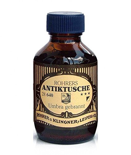 Rohrer & Klingner Antiktusche Umbra gebrannt 100 ml
