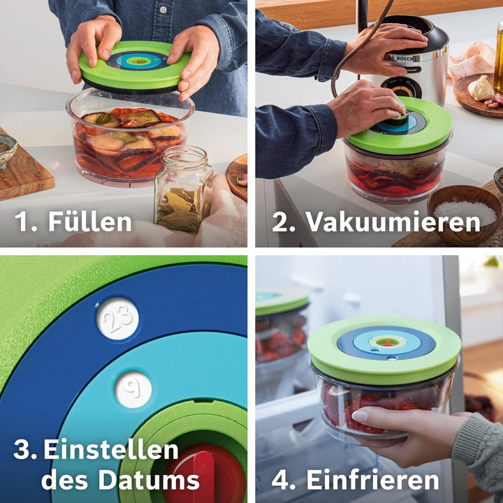 Bosch Vakuum-Standmixer VitaPower Serie 8 MMBV622M, starke Mixleistung, vitaminschonende Zubereitung
