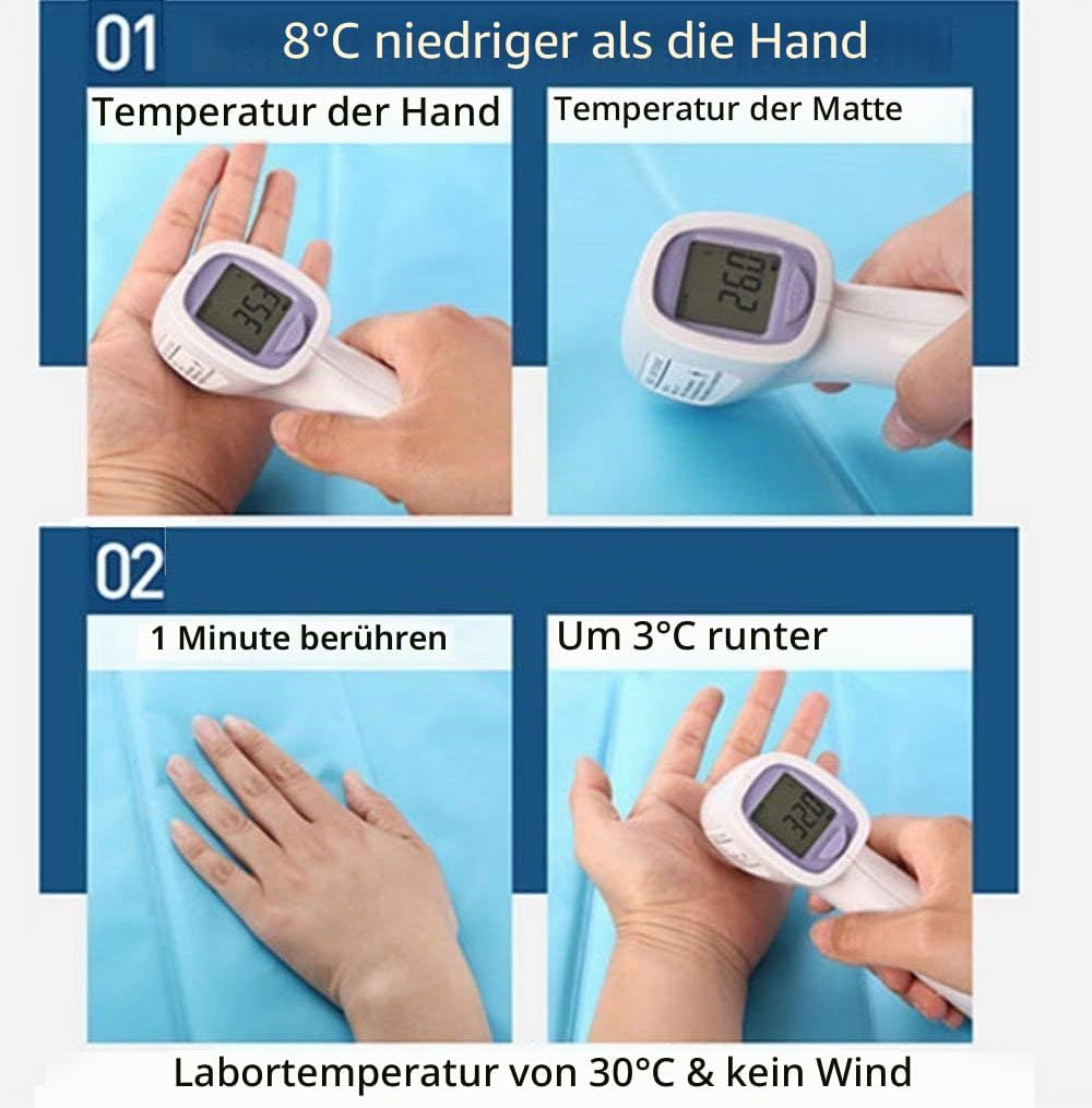 GENERAL ARMOR Gel Kühlendes Kissen Kühlmatte - Matte zur Regulierung der Körpertemperatur kühldecke