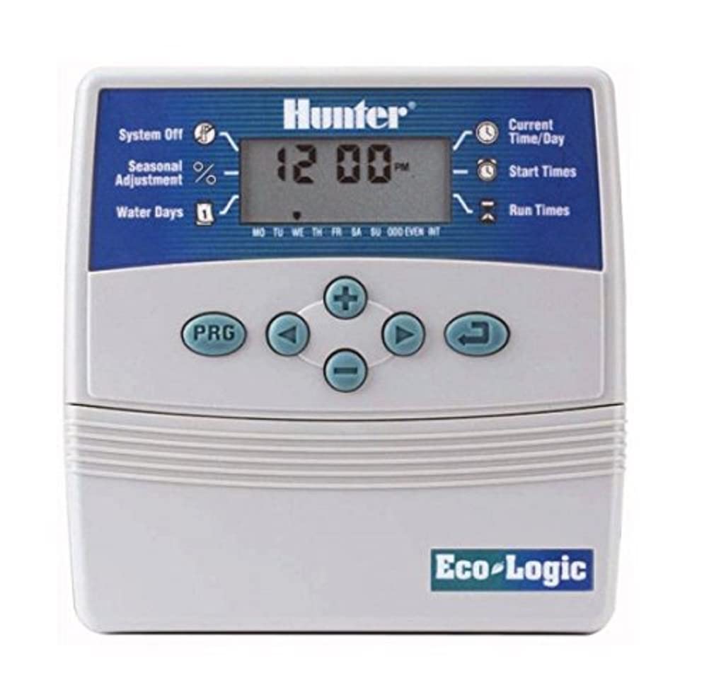 Hunter Beregnungscomputer, Eco Logic 601i, 6 Stationen (indoor), Grau, Eco Logic 601i, 6 Stationen