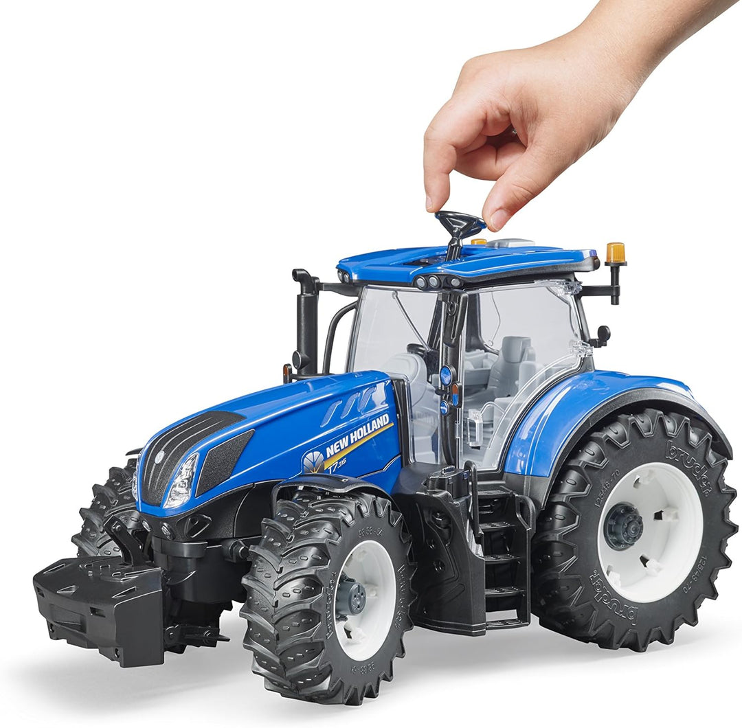 bruder 03120 - New Holland T7.315-1:16 Bauernhof Landwirtschaft Traktor Trecker Schlepper Bulldog bw