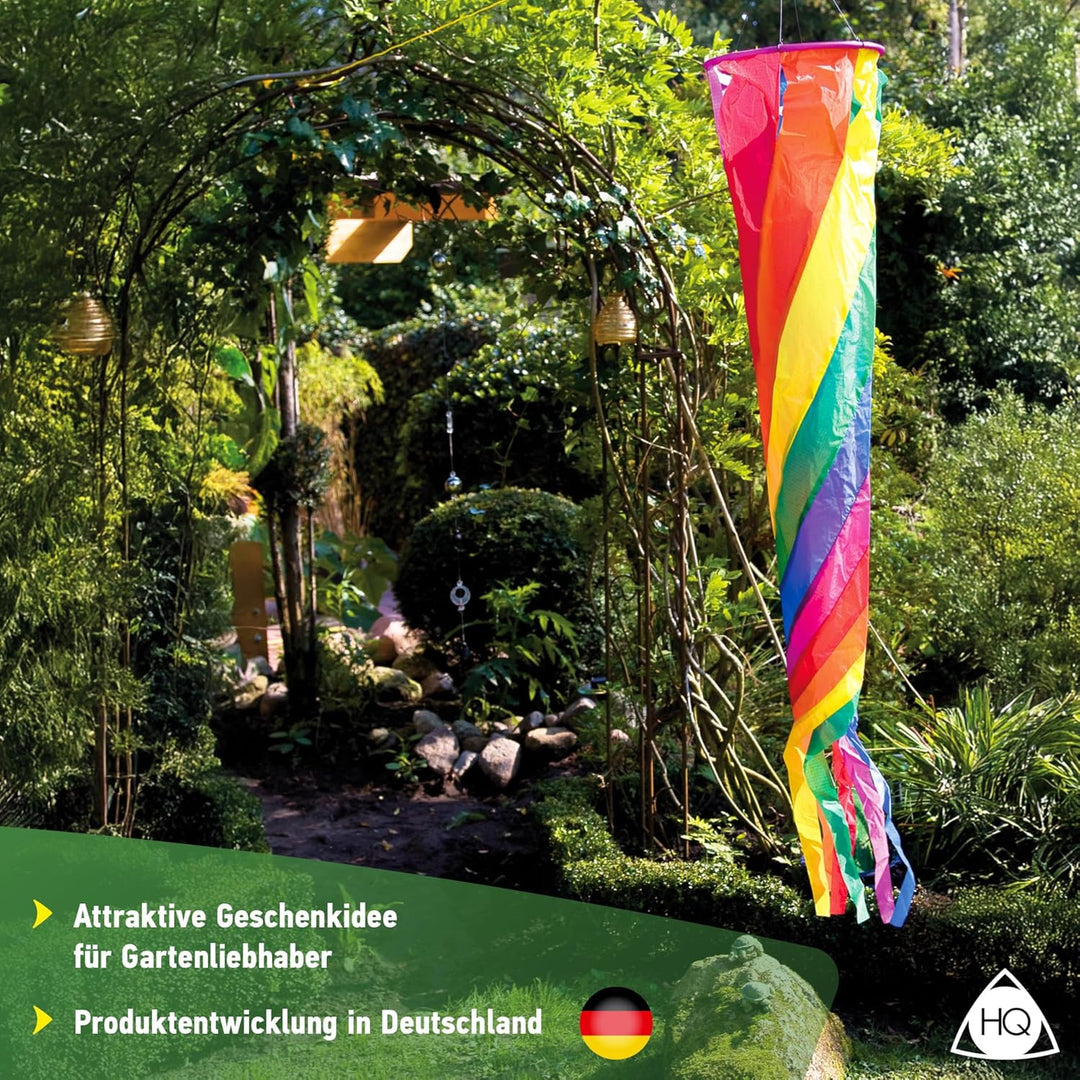 HQ Design Windspiration - Turbinen und Windsocks, UV-beständige und wetterfeste Windspiel Deko für G