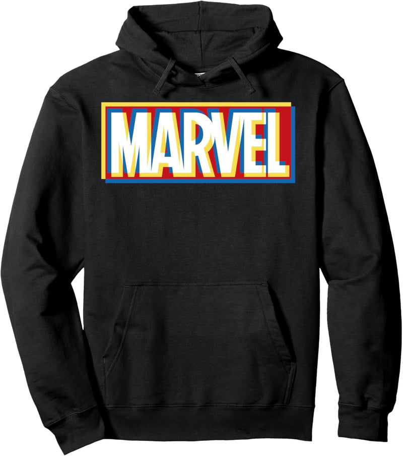 Marvel Trippy Overlay Logo Pullover Hoodie