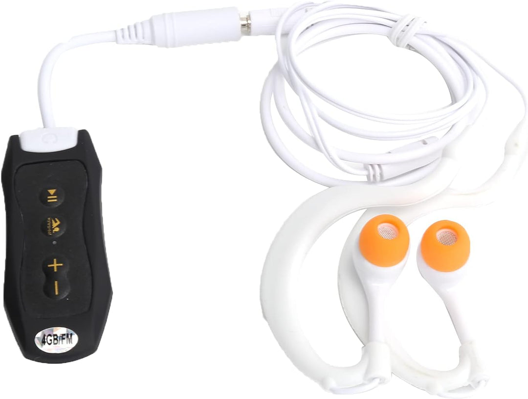 PUSOKEI IPX8 Wasserdichter MP3-Player, Tragbarer Musik-Player, 10 M wasserdichte Tiefe, 4 GB Musik-P