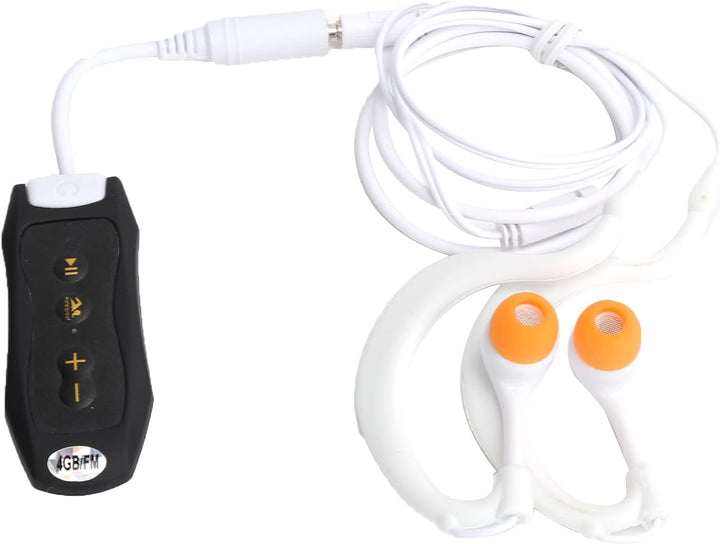 PUSOKEI IPX8 Wasserdichter MP3-Player, Tragbarer Musik-Player, 10 M wasserdichte Tiefe, 4 GB Musik-P