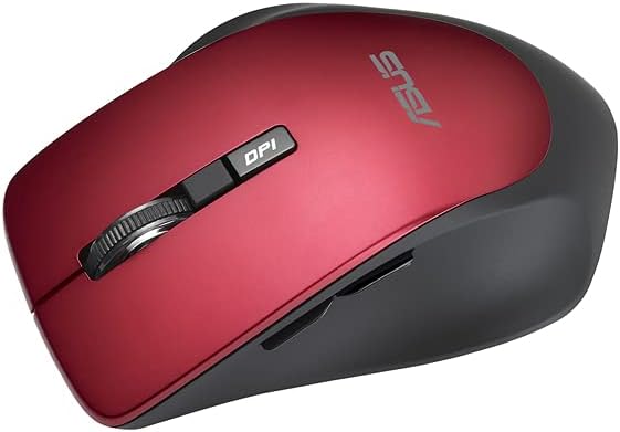Asus WT425 Optische Maus (wireless, USB) rot, Rot
