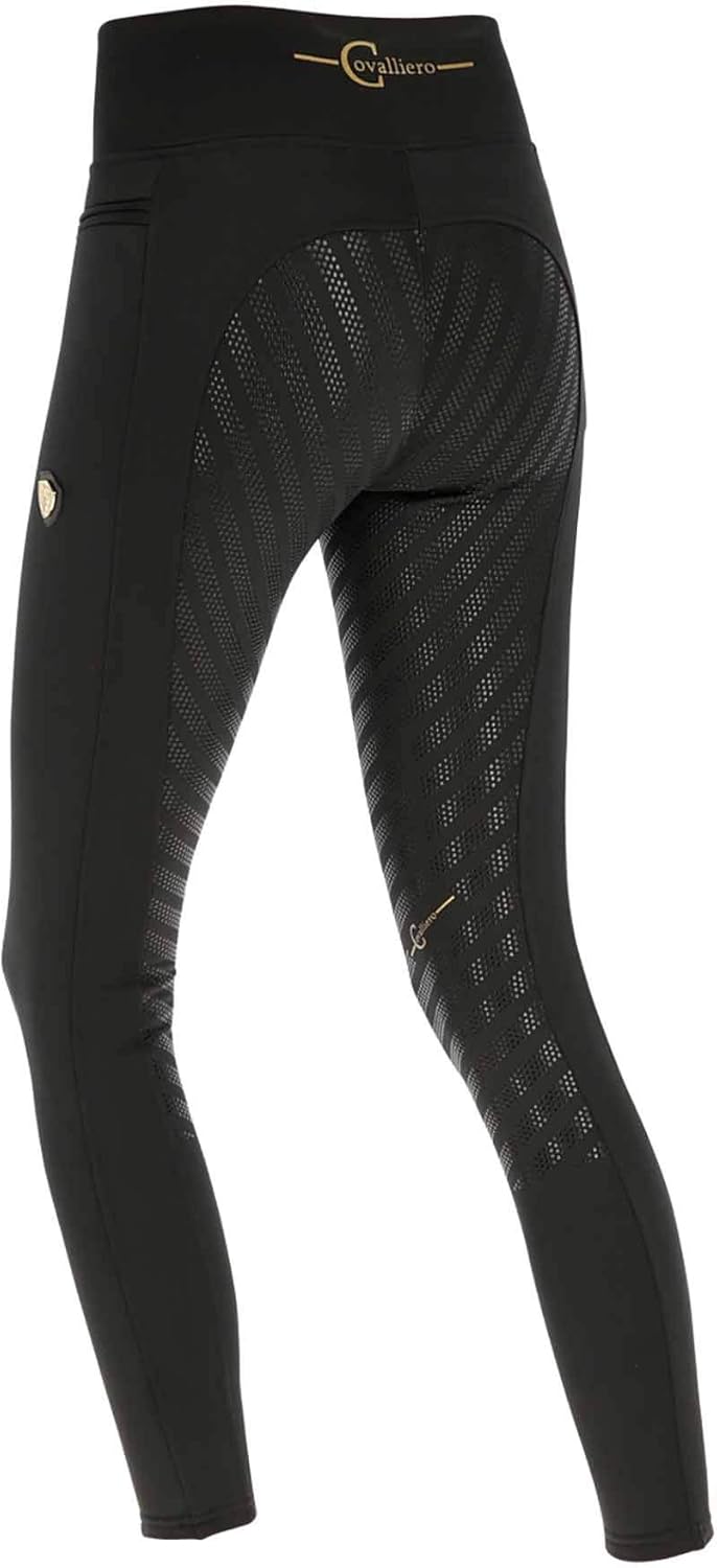 Covalliero Kerbl Reitleggings Coldana - Riding Tight, Vollbesatz, 128-170 32-46 32W / 34L Anthrazit,