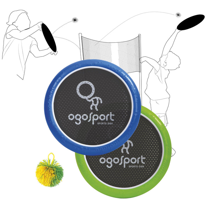 Schildkröt Ogo Sport Set, 2 Ogo Softdiscs Ø29cm, 1 Ball, Standardgrösse, der beliebte Spiel-Klassike