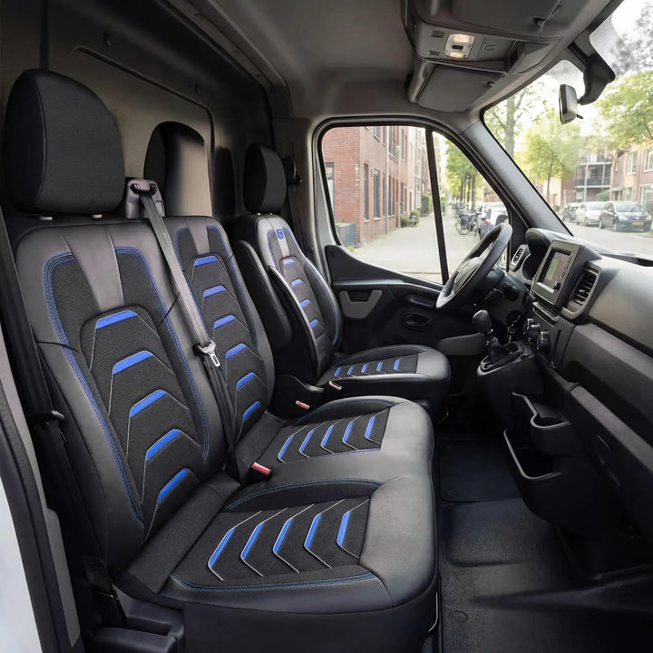 Autositzbezüge Universal 2+1 für Renault Master (2011-2025), Opel Movano (2022-2024) – Vordersitze A