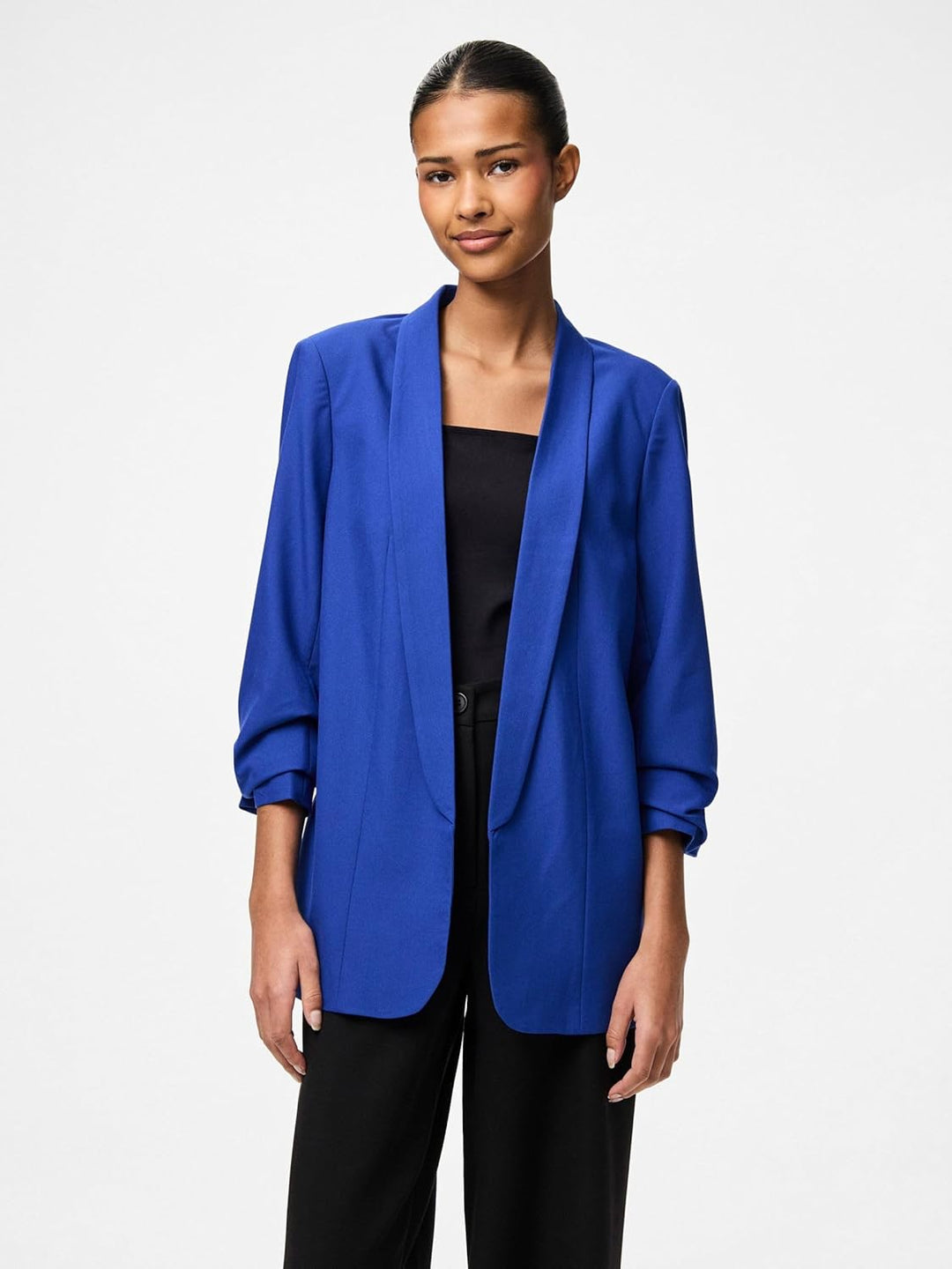 PIECES Female Blazer PCBOSELLA XS Mazarine Blue, XS Mazarine Blue