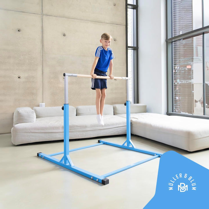 Müller & Blum Premium Turnreck für Kinder, höhenverstellbares Turngerät für Indoor & Outdoor, Turnst