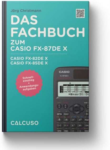 CALCUSO Standardpaket: Casio FX-87DE X technisch-wissenschaftlicher Taschenrechner + WYNGS Schutztas