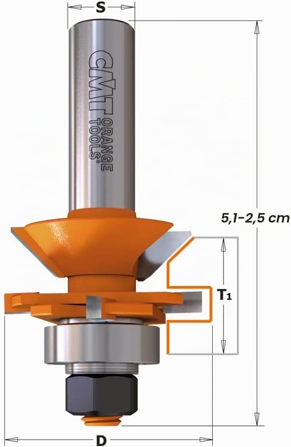 CMT Orange Tools 955.506.11 – Fräser HM S Dichtungen 12