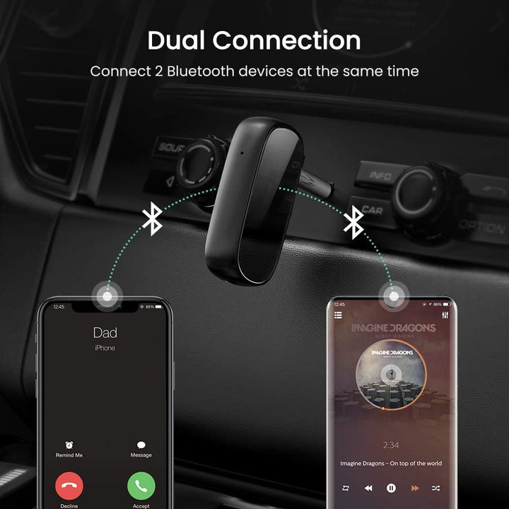 UGREEN CM279 Audio Transmitter, AUX, Bluetooth 5.0 aptX (schwarz)
