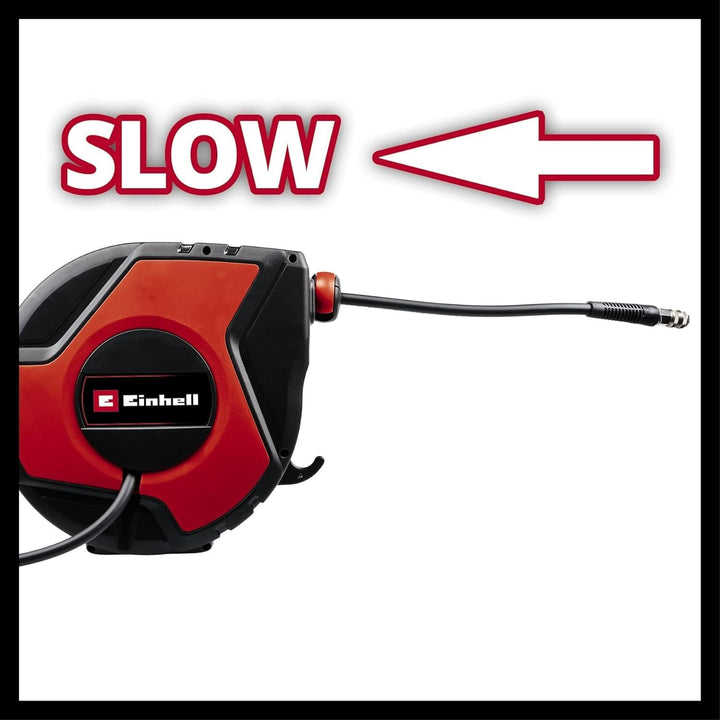 Einhell Druckluft-Schlauchtrommel TC-PH 150 (Schlauchlänge 15 m + 1,5 m Anschlussschlauch, Schlauchi