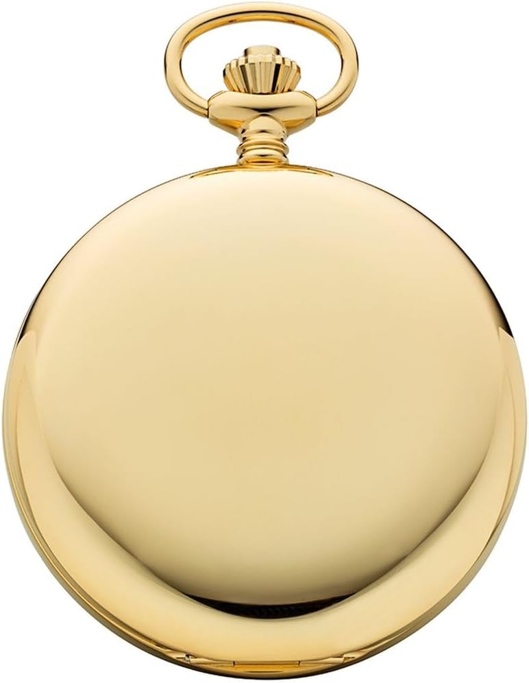 REGENT 11330090 Skelett-Taschenuhr Savonette mit Handaufzug