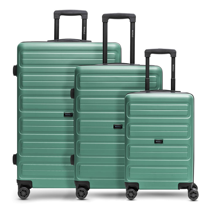 REDOLZ Essentials 08 Hartschalen 3er Koffer-Set Damen/Herren | Leichte Reise-Trolleys - hochwertiges
