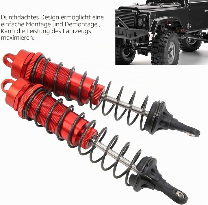 RC Stossdämpfer, 2Pcs Robust RC 140mm Ölgefüllter Einstellbarer Stossdämpfer Dämpfer für TRAXXAS SLA