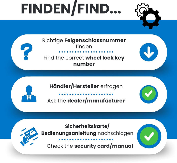 SW-Stahl 02383L-16 Felgenschloss Adapter 536 I geeignet für VW I Felgenschlösser lösen I Radsicherun