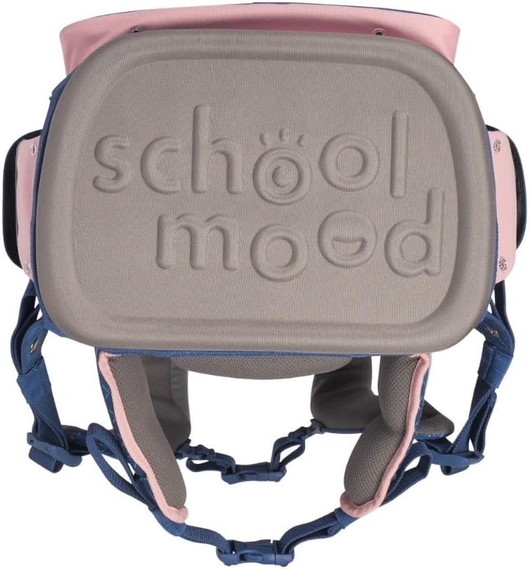 SCHOOL-MOOD Timeless Pro Schulranzenset 7-teilig 23,5L Stauraum, ergonomisches Easy Fit System für 1