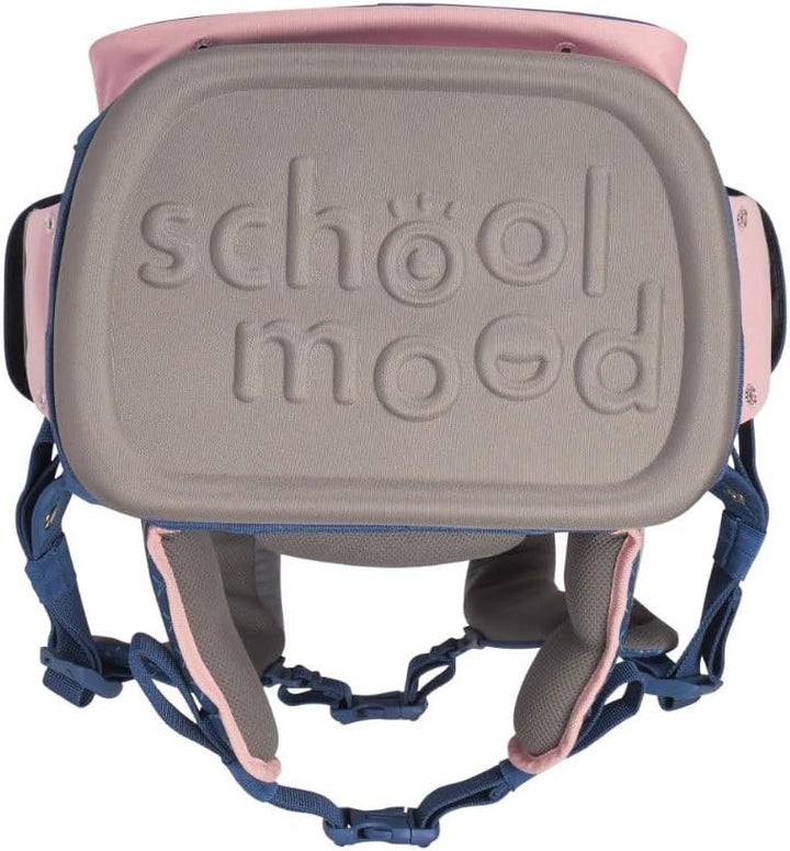 SCHOOL-MOOD Timeless Pro Schulranzenset 7-teilig 23,5L Stauraum, ergonomisches Easy Fit System für 1