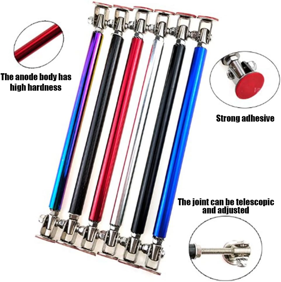 iSpchen 2 Stück Stützstangen vordere Stossstange Splitter Lippe Stützstange Strebe Stützen Rod 3,9"/