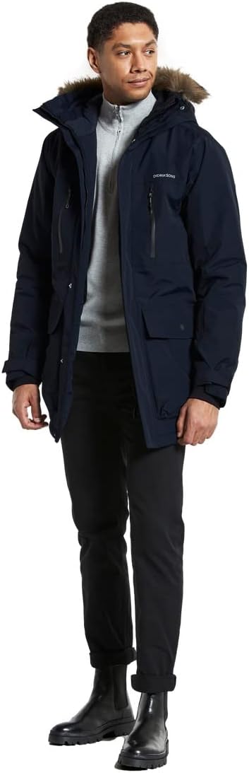 Didriksons Herren Winterjacke FREDRIK PARKA Einheitsgrösse Dunkelblau, Einheitsgrösse Dunkelblau