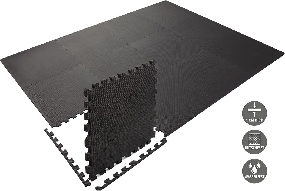 BodenMax Bodenschutzmatte Sportmatte Puzzlematte Fitnessmatte rutschfest Bodenschutz Pool Unterlegma