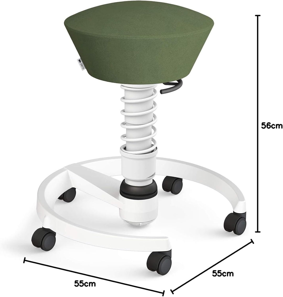 aeris Swopper – Ergonomischer Hocker – Bürohocker höhenverstellbar – Vielseitiger Schreibtischstuhl