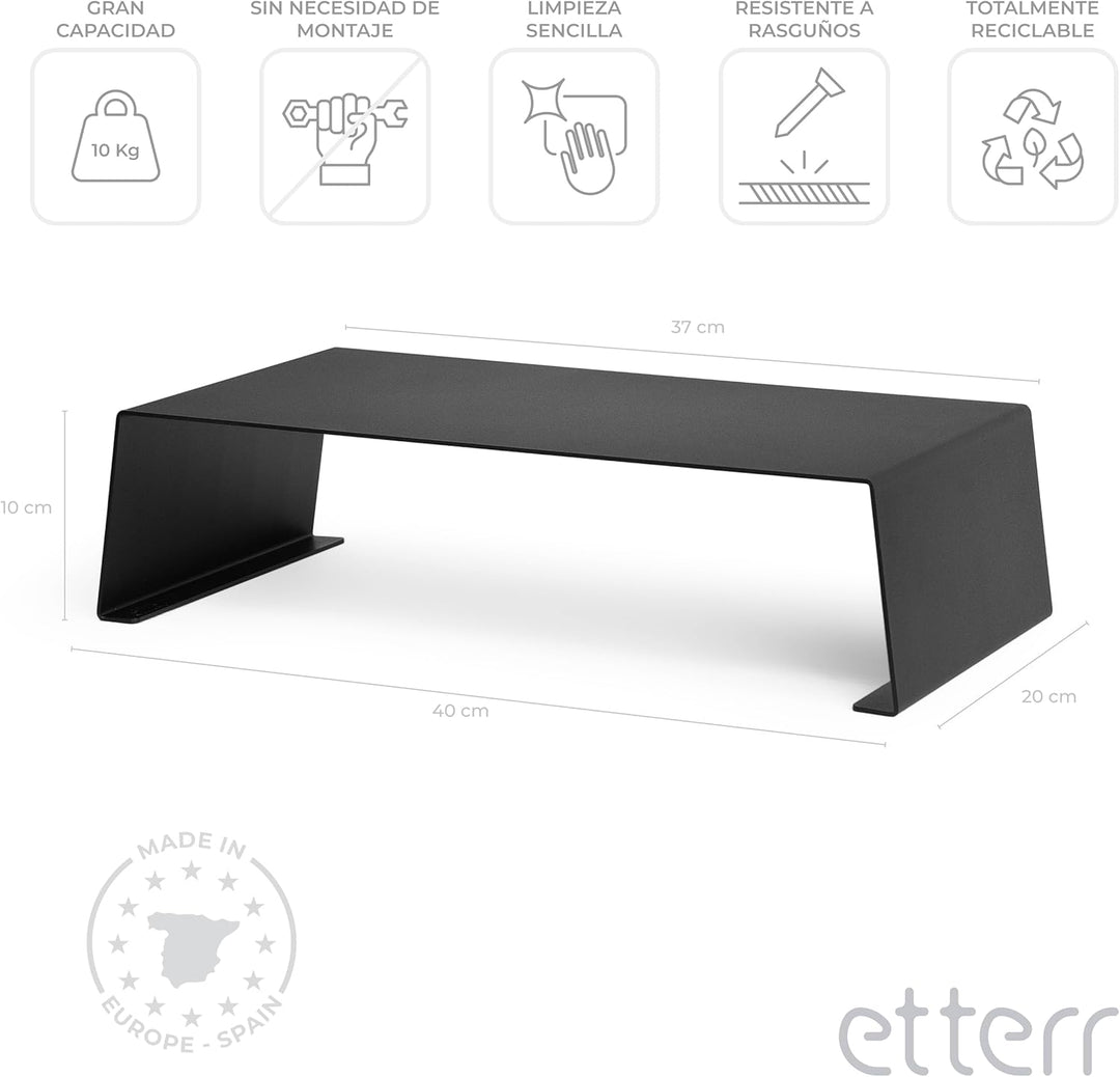 Monitorständer aus Metall, Computer-Hebebühne, tragbarer Monitor, ergonomischer Tisch, modernes Rega