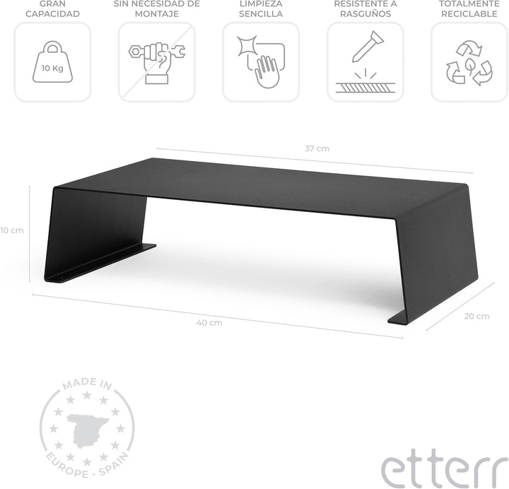 Monitorständer aus Metall, Computer-Hebebühne, tragbarer Monitor, ergonomischer Tisch, modernes Rega