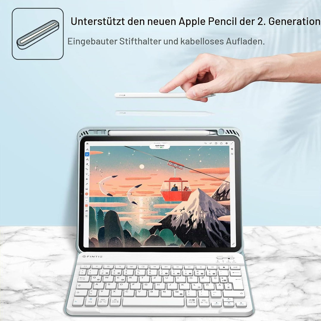 FINTIE Tastatur Hülle für iPad Pro 11 2022 (4. Generation)/ iPad Pro 11 2021(3. Generation)/ 2020/20