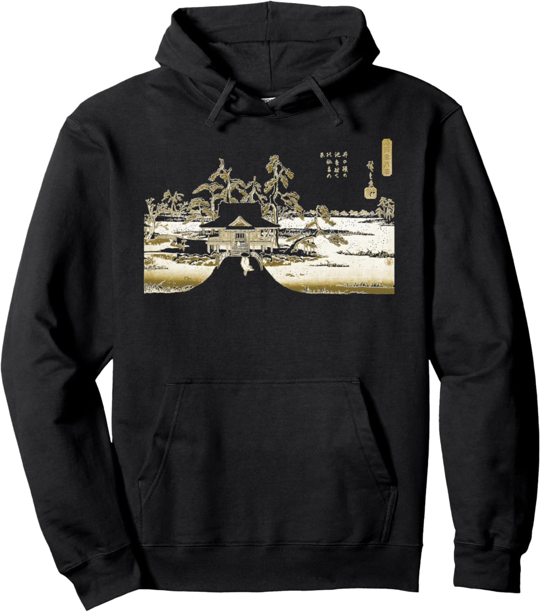 Berühmte Klassische Japanische Kunst: Benzaiten Hiroshige Pullover Hoodie