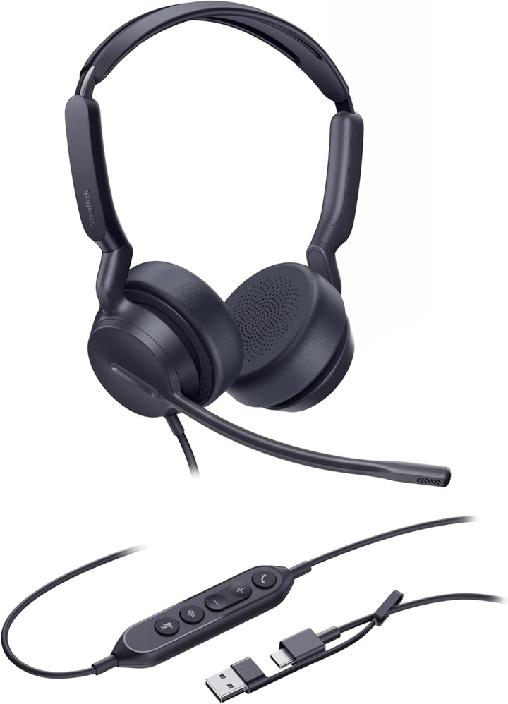 Yealink Headset UH42 Dual UC USB-C/A, UH42 Dual UC