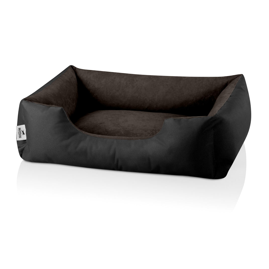BedDog Hundebett LUPI, Hundekissen mit abziehbaren waschbaren Bezug, Hundekorb, Hundesofa, für klein