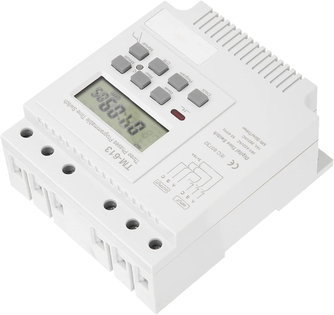 Zeitrelais 380 V 3 Phasen Motor Timer Tm 163 Drei Phasen 380 V Smart Digital Weekly Programmable Con