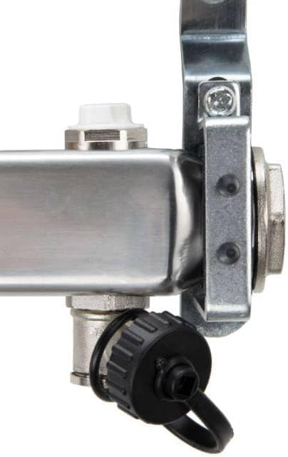 Verteiler für Fussbodenheizung, 9 Heizkreise