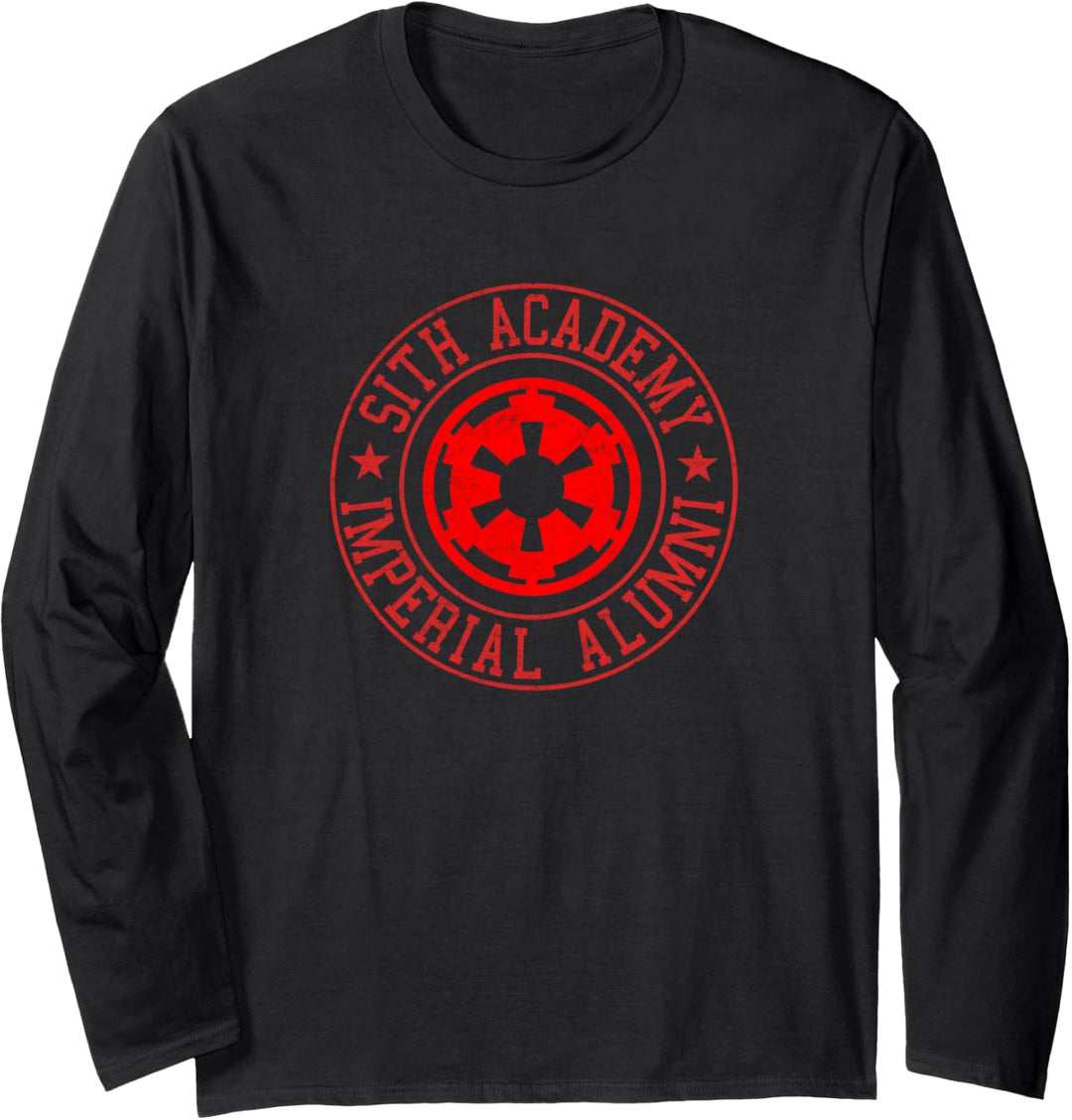 Star Wars Sith Academy Imperial Alumni Badge Langarmshirt