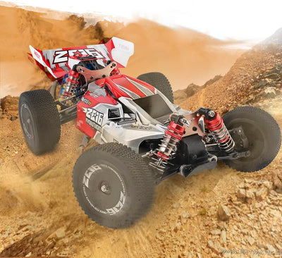 Goolsky Wltoys XKS 144001 RC Auto 60 km / h Hochgeschwindigkeits Geländewagen RTR mit Buggy und Allr