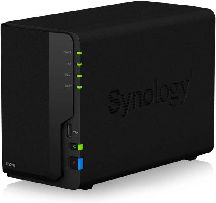 Synology DS218 NAS 6To (2X 3To) Ironwolf DS218/2G/6T-IW Schwarz Seagate IronWolf 6To, Seagate IronWo