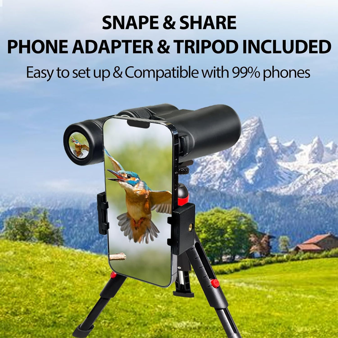 Gosky 8 x 42 Dachprismen-Fernglas für Erwachsene, HD-Fernglas für Vogelbeobachtung, Reisen, Sternenb