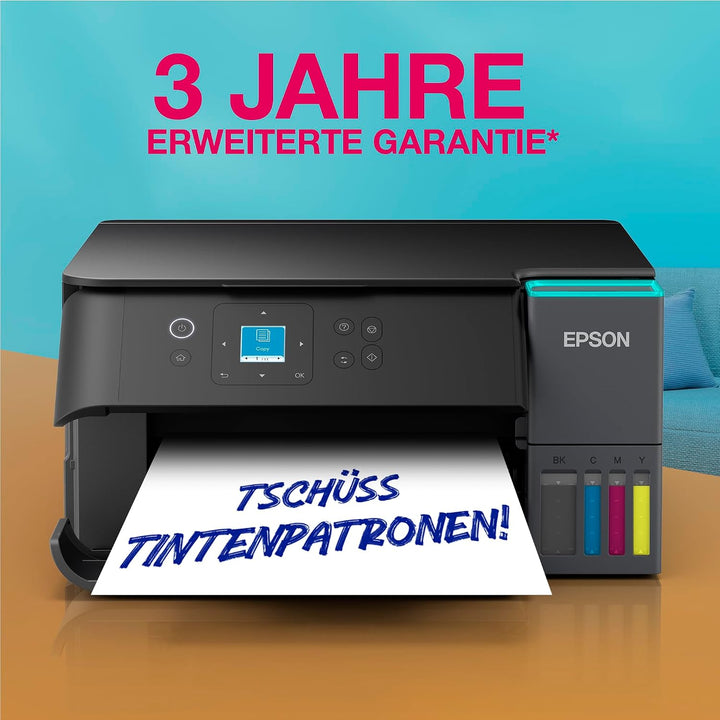 Epson EcoTank ET-2955 Tintentankdrucker | für vielbeschäftigte Haushalte | WLAN | A4 | Drucken, Kopi
