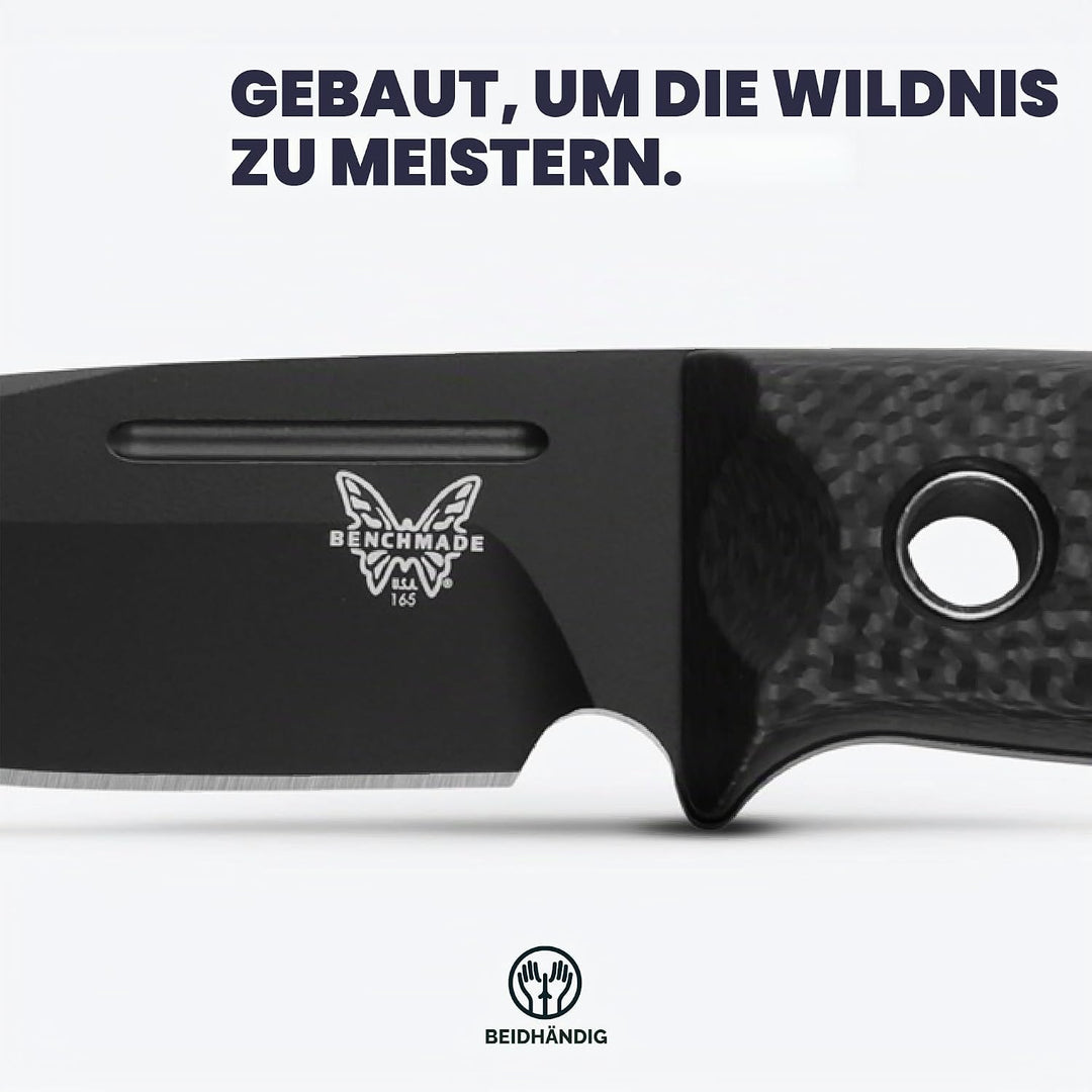 Benchmade Cuchillo Mini Bushcrafter f.carbono CPM-CruWear